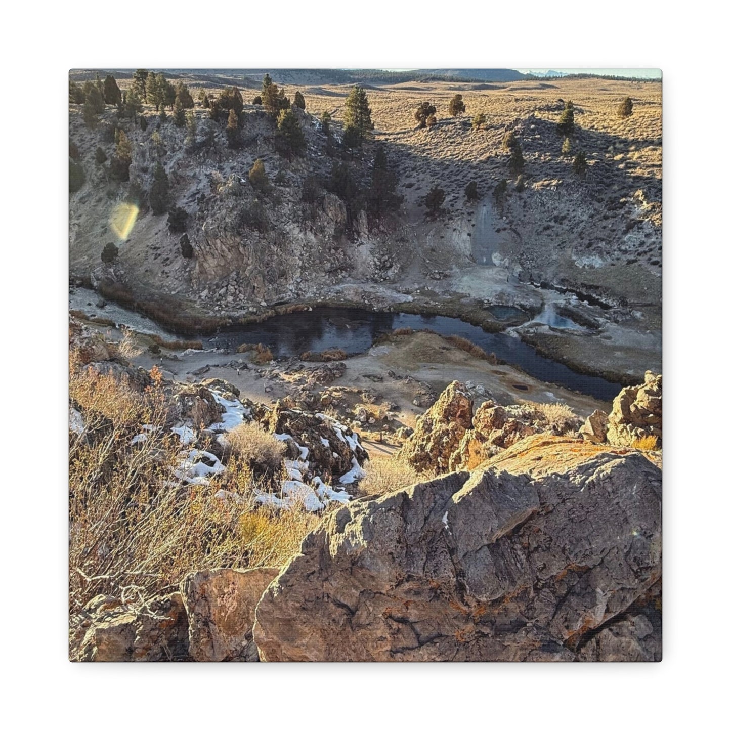 Canyon's Breath - Unique Frameless Canvas Wall Art