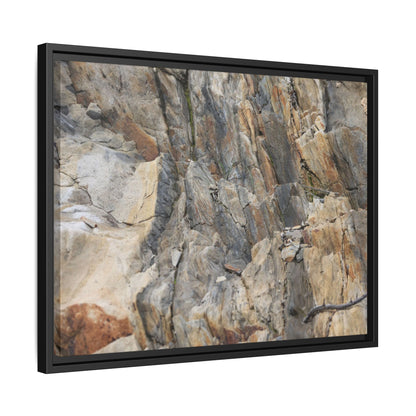 Stone's Silent Symphony - Unique Stretched Canvas Wall Art - Art By Earth