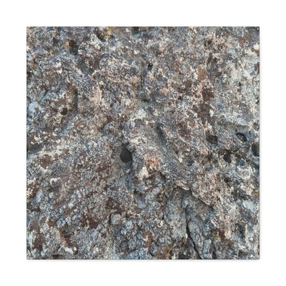 Rust and Granite - Unique Frameless Canvas Wall Art