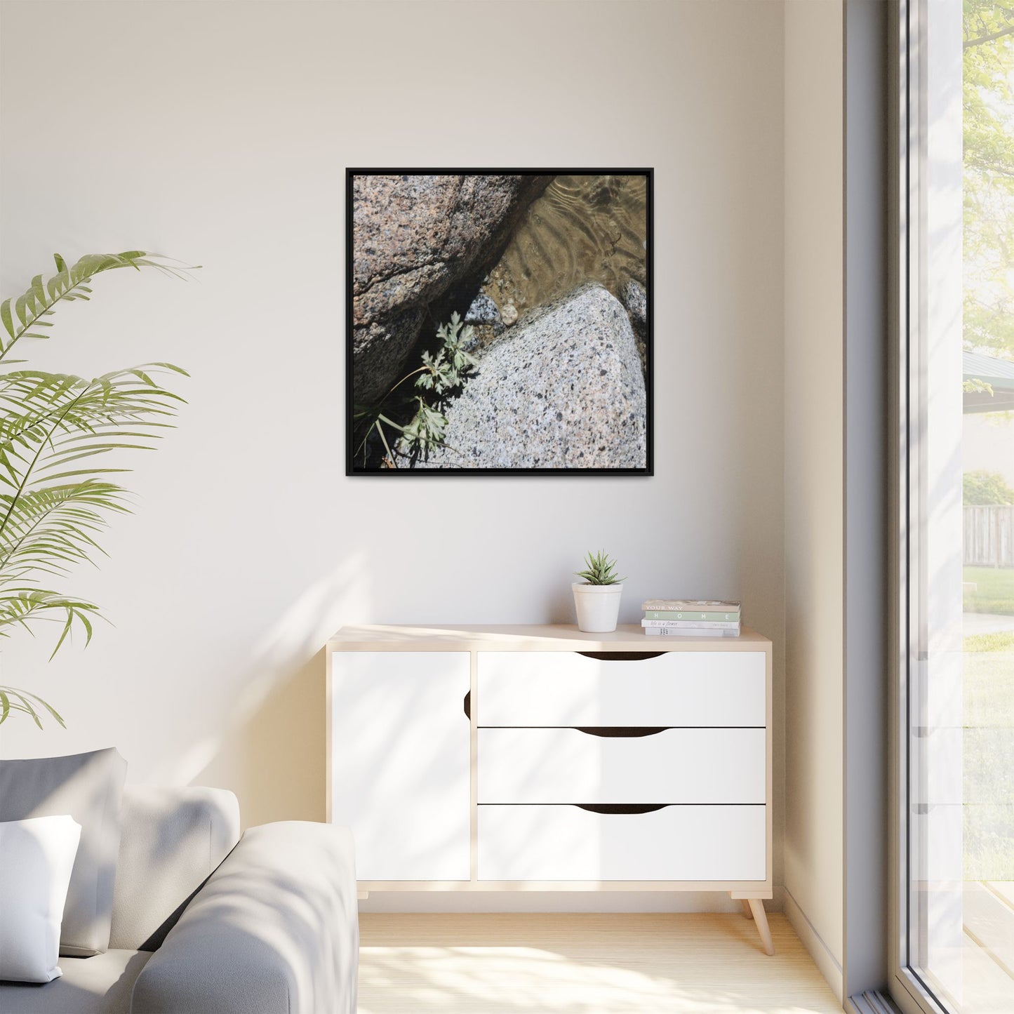 Resilience in Stone - Unique Stretched Canvas Wall Art - Art By Earth