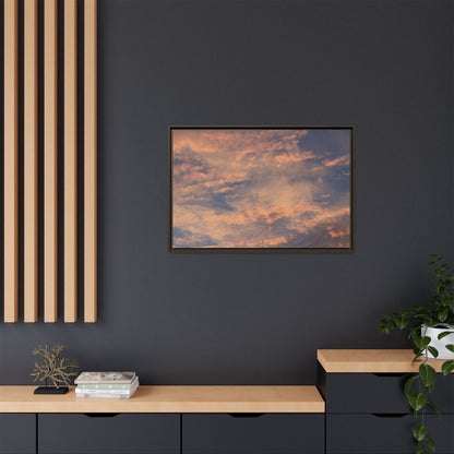 Sunset's Ethereal Canvas - Unique Stretched Canvas Wall Art - Art By Earth