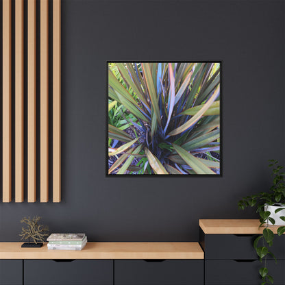 Radiant Leaves - Unique Stretched Canvas Wall Art - Art By Earth