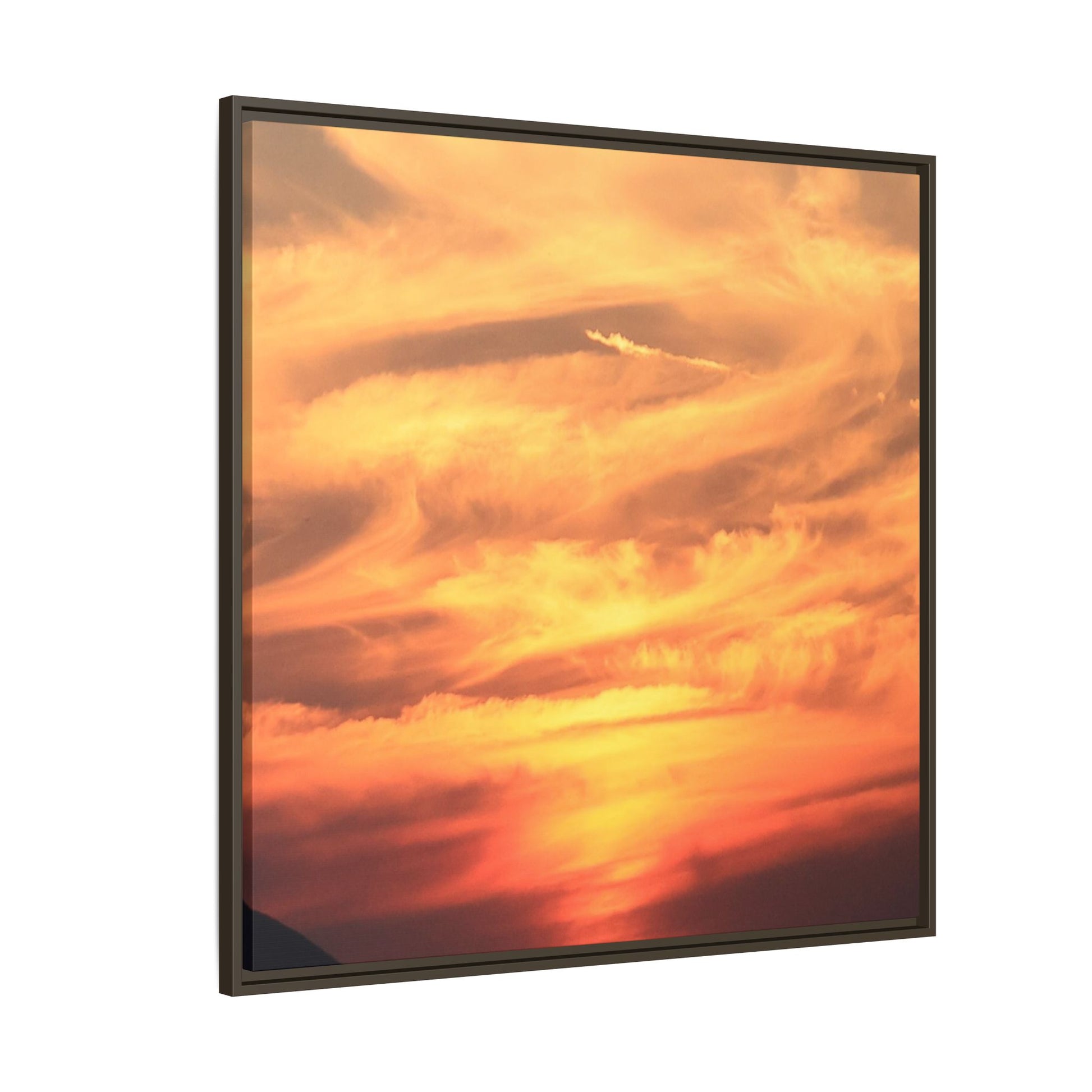 Burning Skies - Unique Stretched Canvas Wall Art - Art By Earth