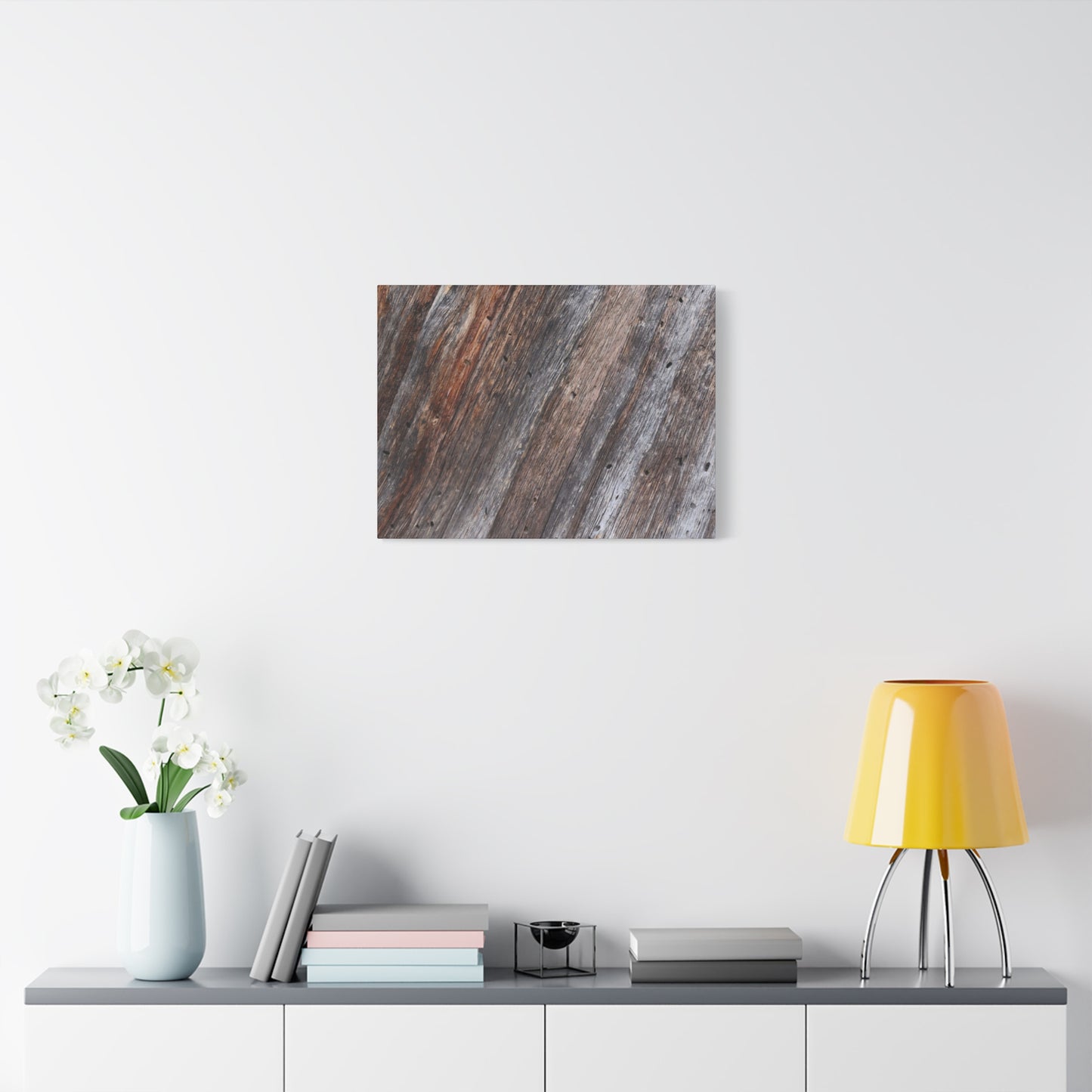 Aged Timber Surface - Unique Frameless Canvas Wall Art - Art By Earth
