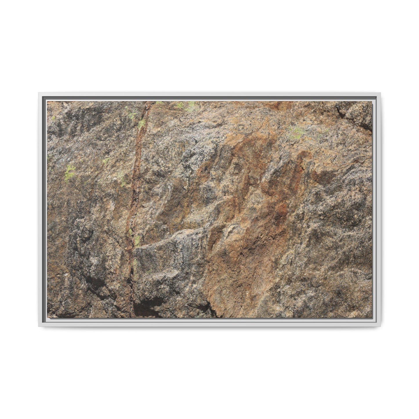 Weathered Rock Formation - Unique Stretched Canvas Wall Art - Art By Earth