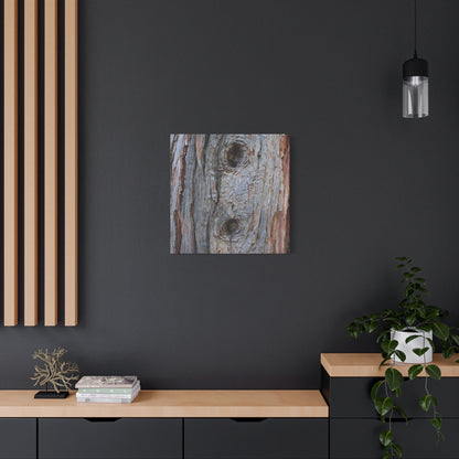 Wooden Memoir - Unique Frameless Canvas Wall Art - Art By Earth