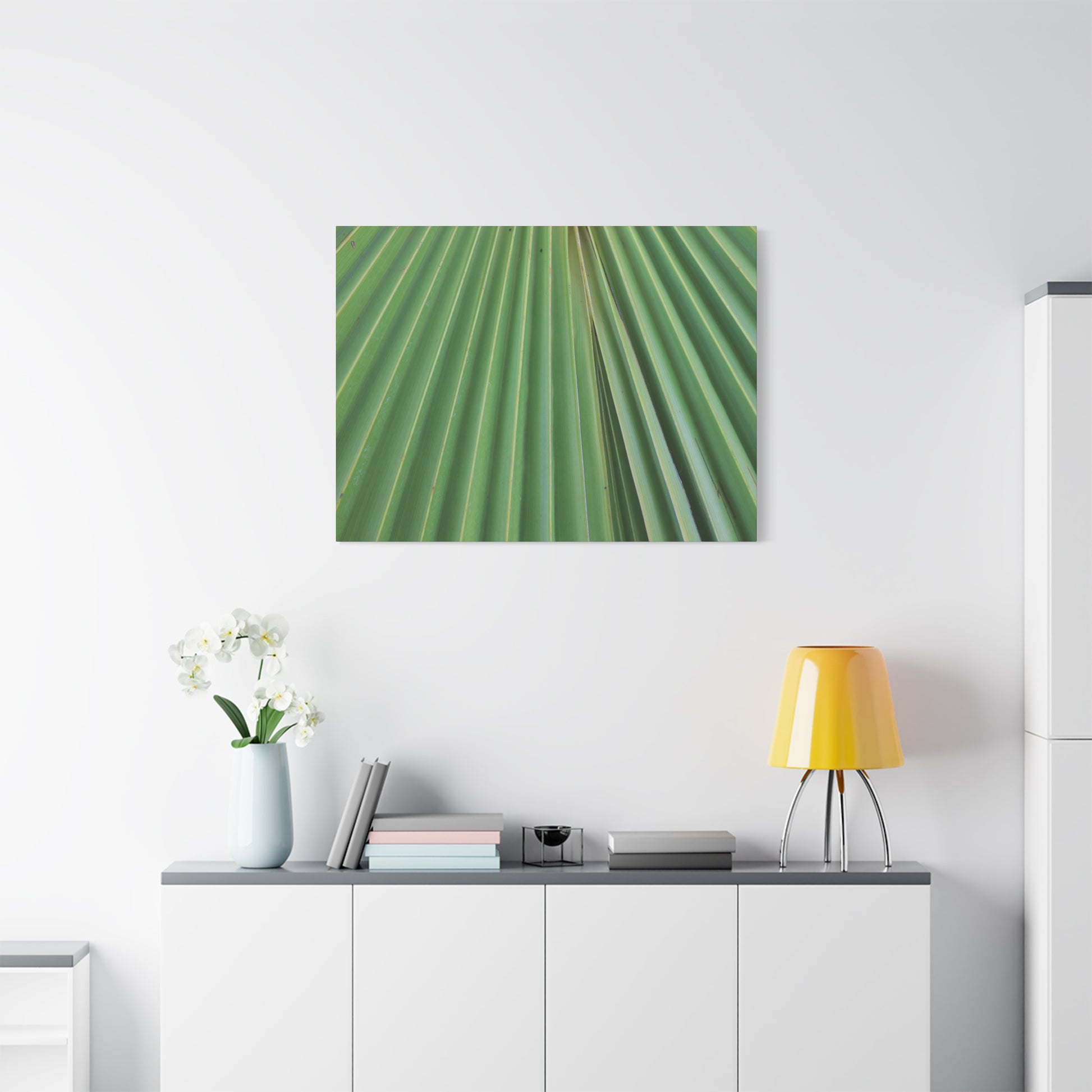 Fan of Green - Unique Frameless Canvas Wall Art - Art By Earth