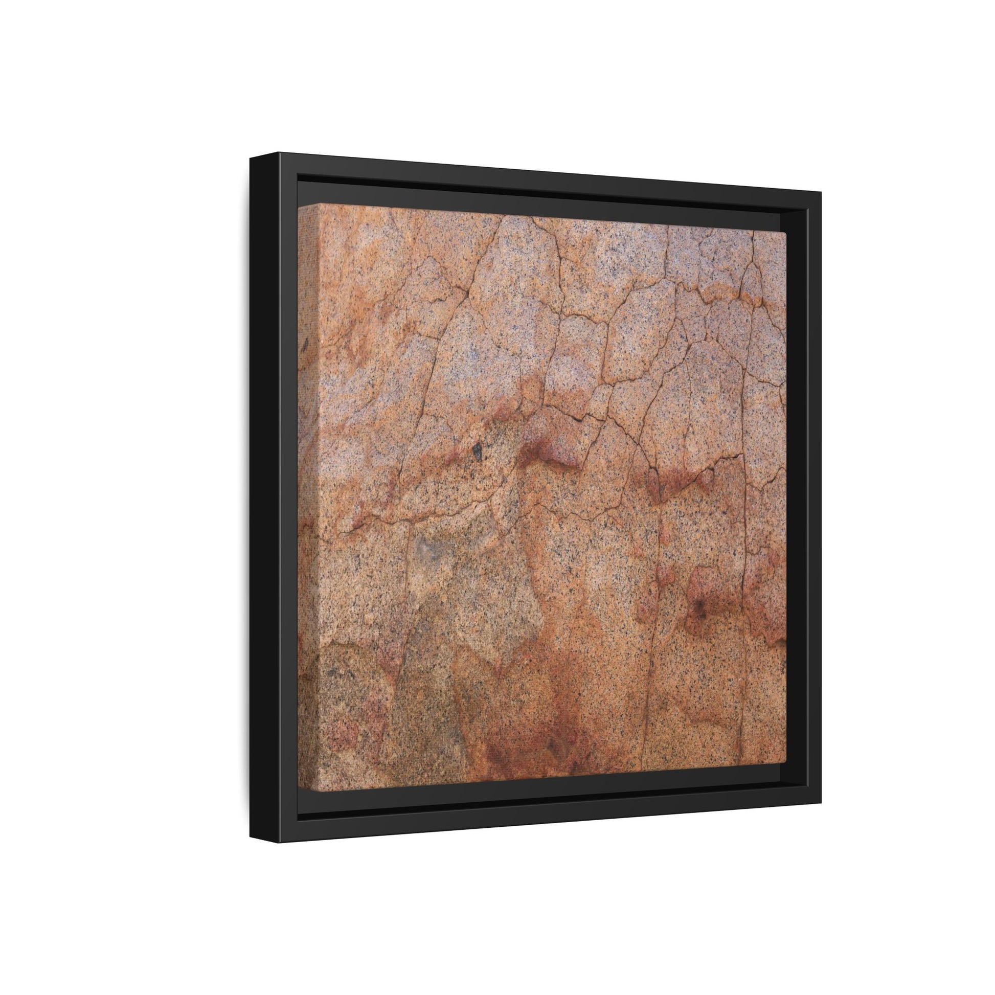 Russet Fissures - Unique Stretched Canvas Wall Art - Art By Earth
