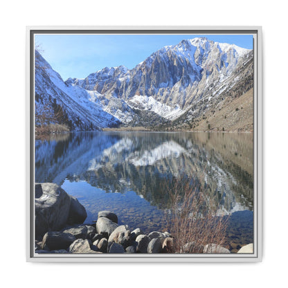 Reflections of Stillness - Unique Stretched Canvas Wall Art