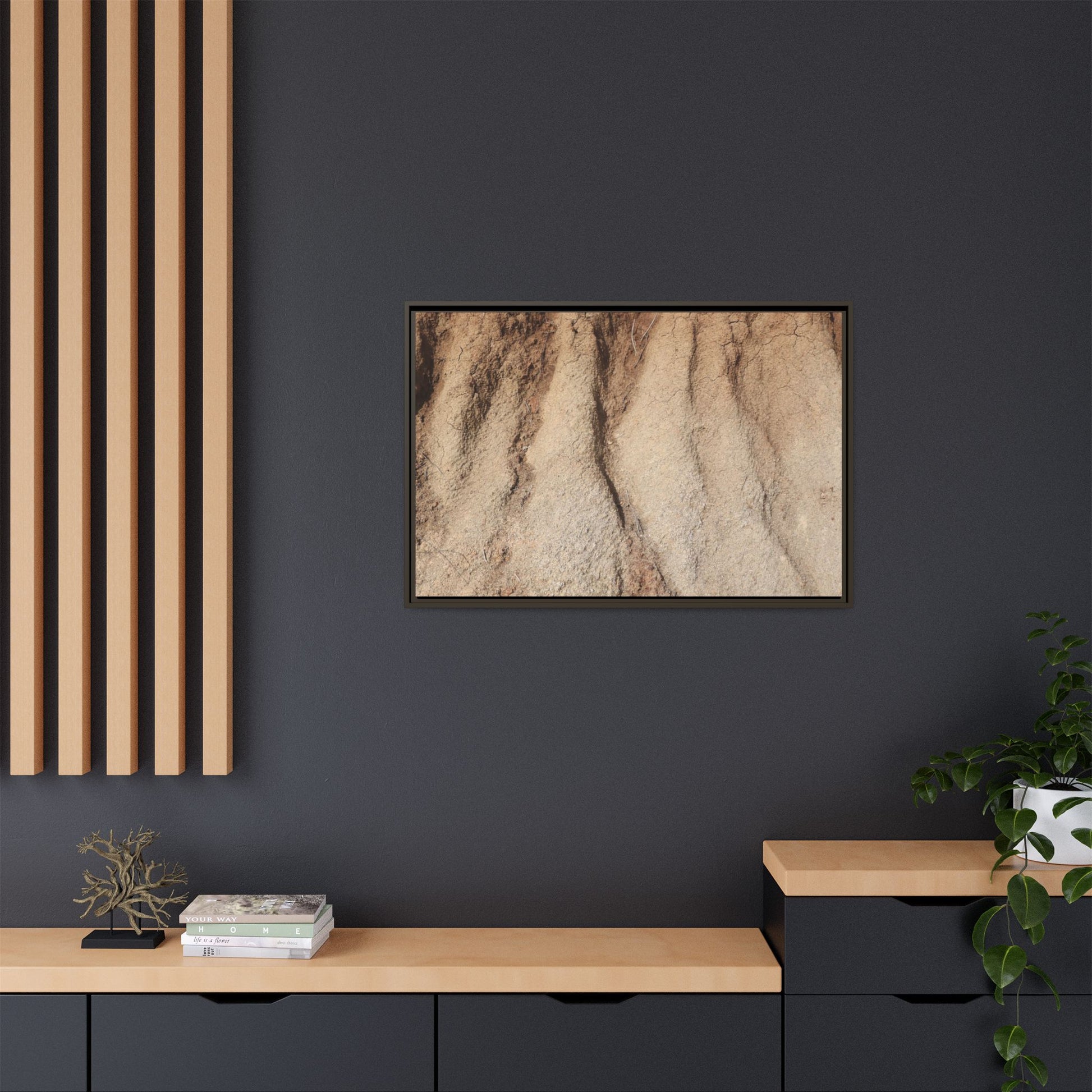 Eroded Canyon Walls - Unique Stretched Canvas Wall Art - Art By Earth