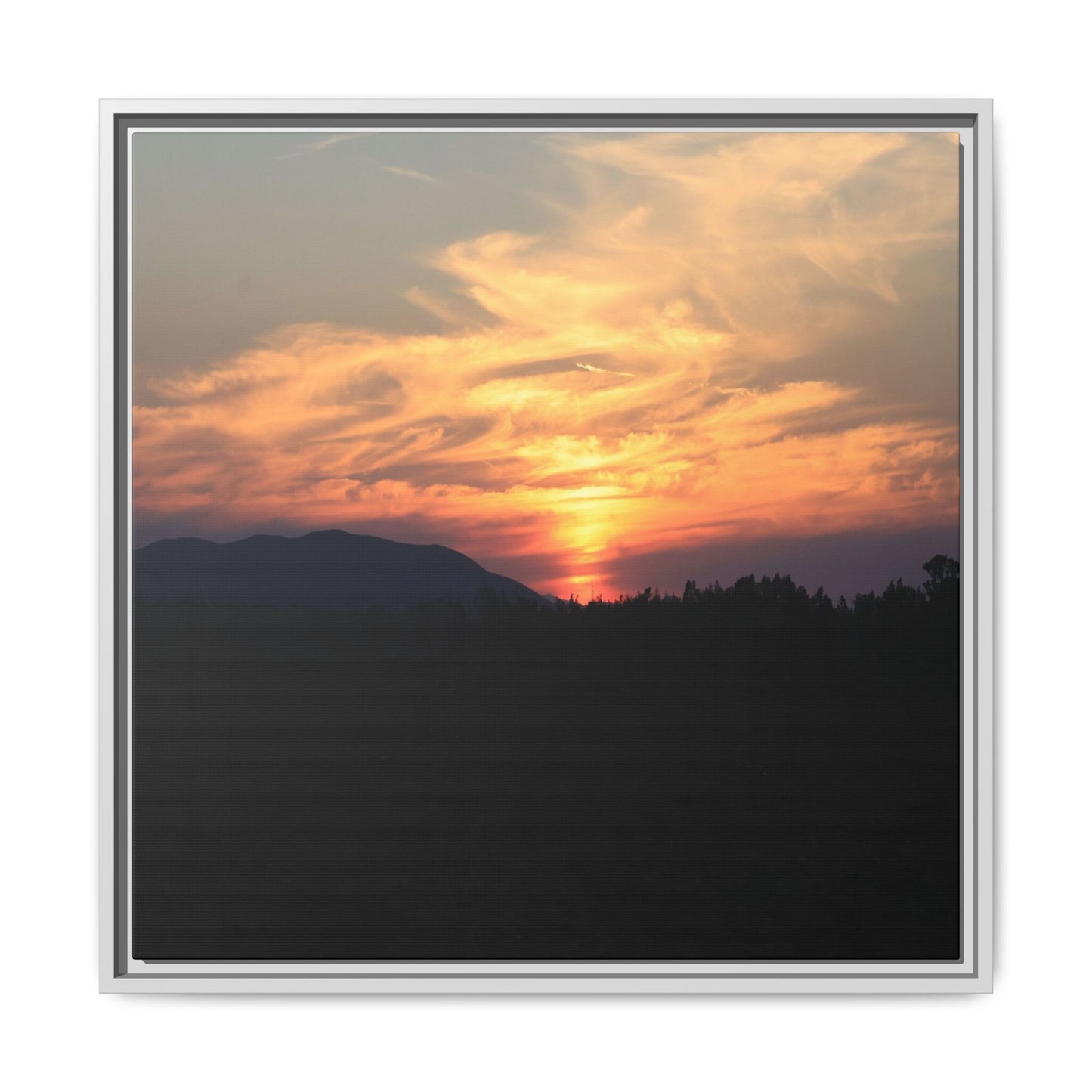 Gilded Horizon - Unique Stretched Canvas Wall Art - Art By Earth