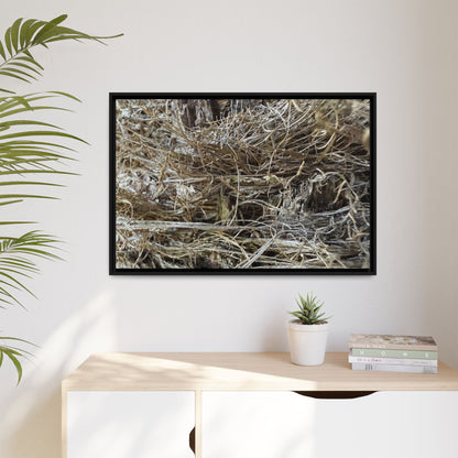 Tangled Whispers of Autumn - Unique Stretched Canvas Wall Art - Art By Earth