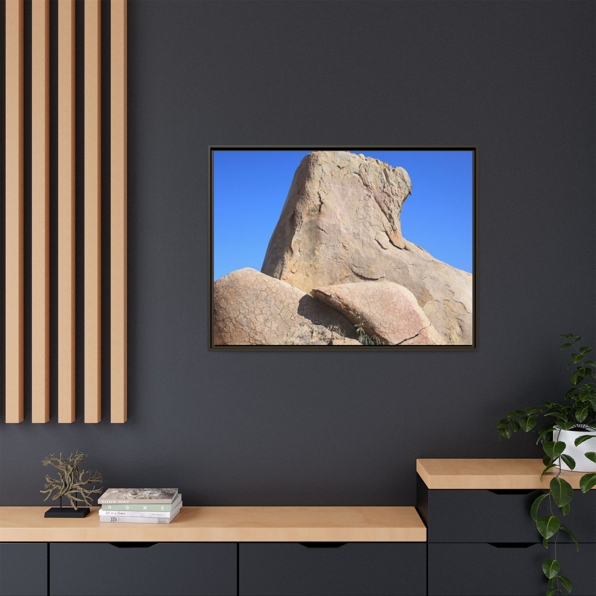 Rocky Sentinel - Unique Stretched Canvas Wall Art - Art By Earth