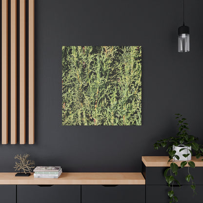 Emerald Tapestry - Unique Frameless Canvas Wall Art - Art By Earth