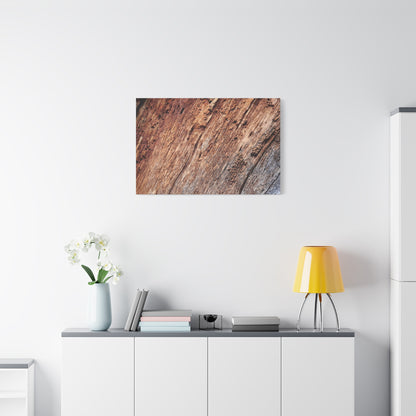 Natural Wood Grain - Unique Frameless Canvas Wall Art - Art By Earth