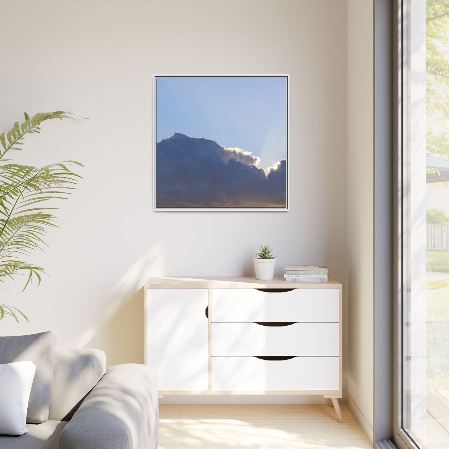 Cloud Divide - Unique Stretched Canvas Wall Art - Art By Earth