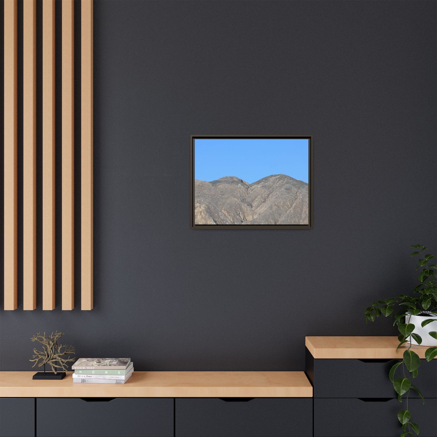 Arid Mountain Breath - Unique Stretched Canvas Wall Art - Art By Earth
