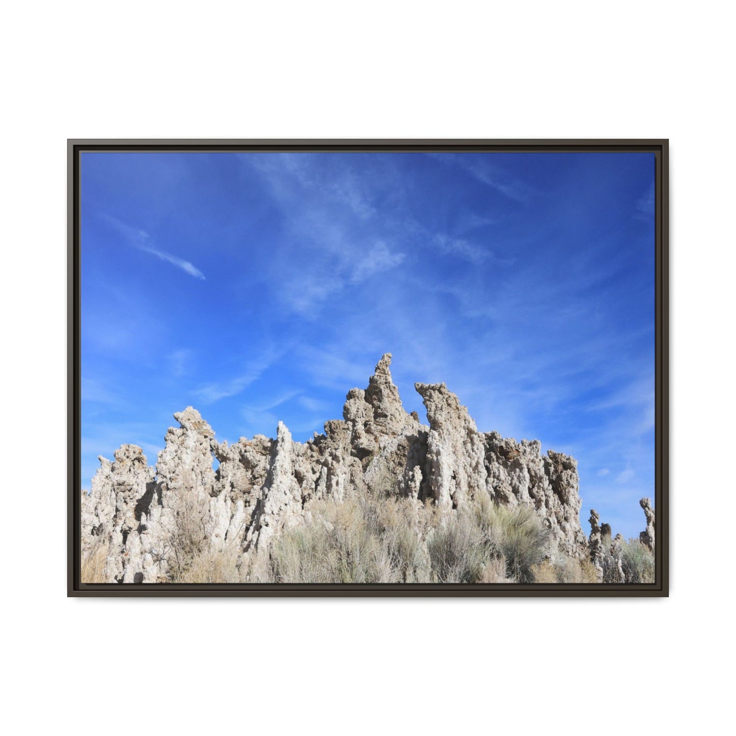 Frozen Sentinels - Unique Stretched Canvas Wall Art