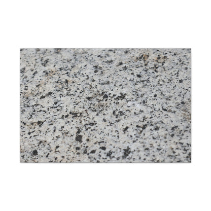 Speckled Silence - Unique Frameless Canvas Wall Art - Art By Earth