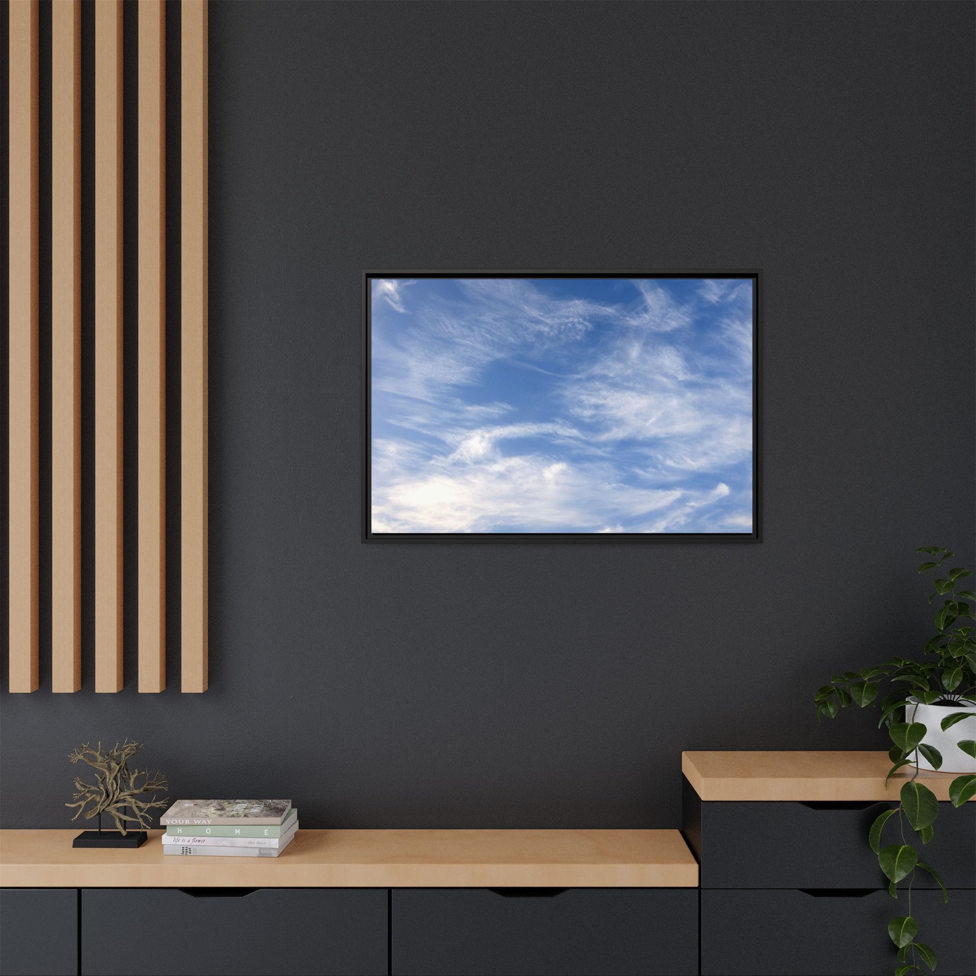 Ethereal Blue Tapestry - Unique Stretched Canvas Wall Art - Art By Earth