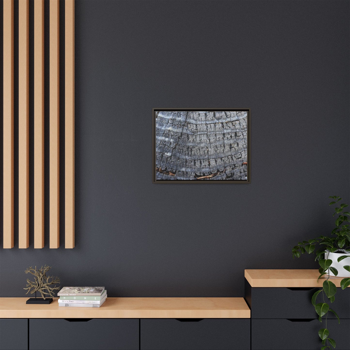 Charred Memories - Unique Stretched Canvas Wall Art - Art By Earth