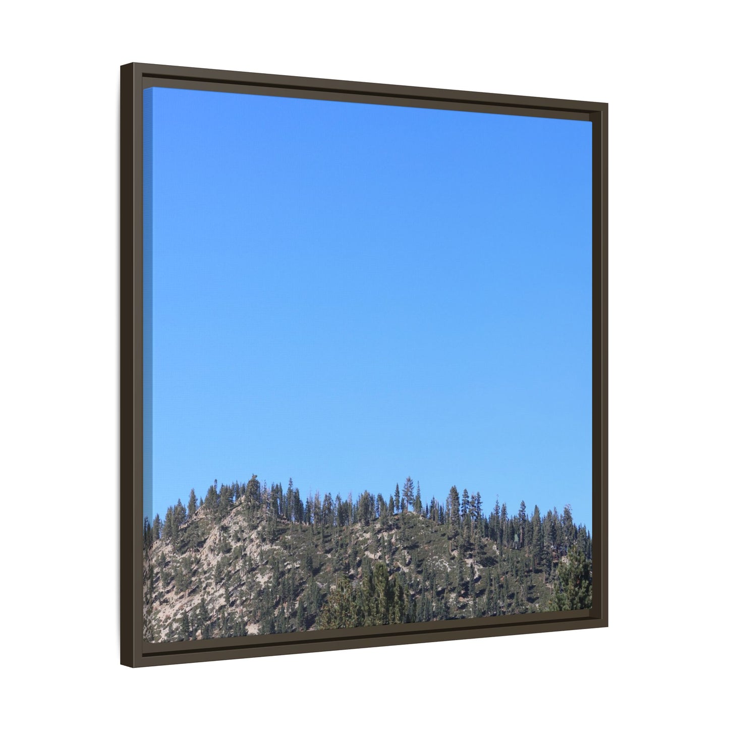 Blue Silence - Unique Stretched Canvas Wall Art