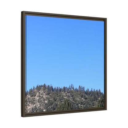 Blue Silence - Unique Stretched Canvas Wall Art