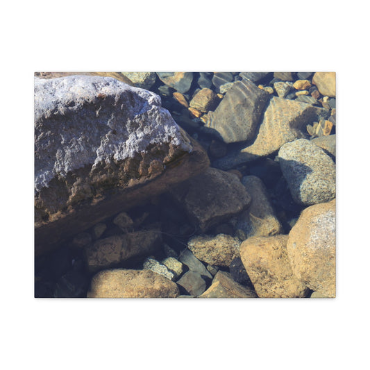 Lithic Symphony - Unique Frameless Canvas Wall Art