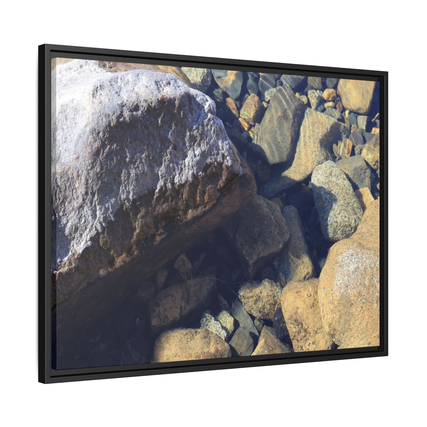 Stone Sanctuary - Unique Stretched Canvas Wall Art