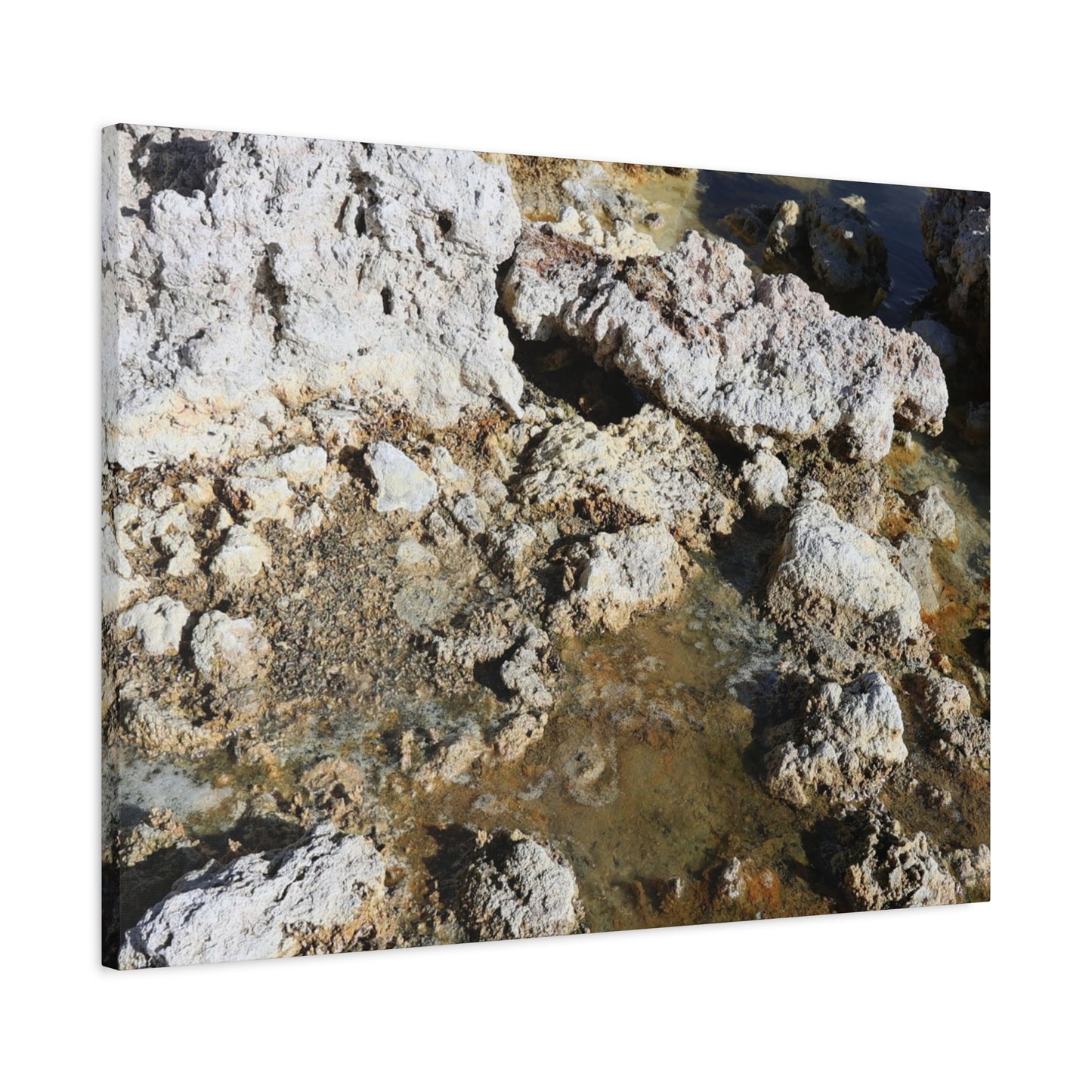 Weathered Stone Symphony - Unique Frameless Canvas Wall Art