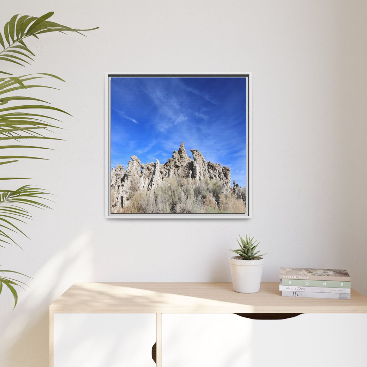 Frozen Sentinels - Unique Stretched Canvas Wall Art