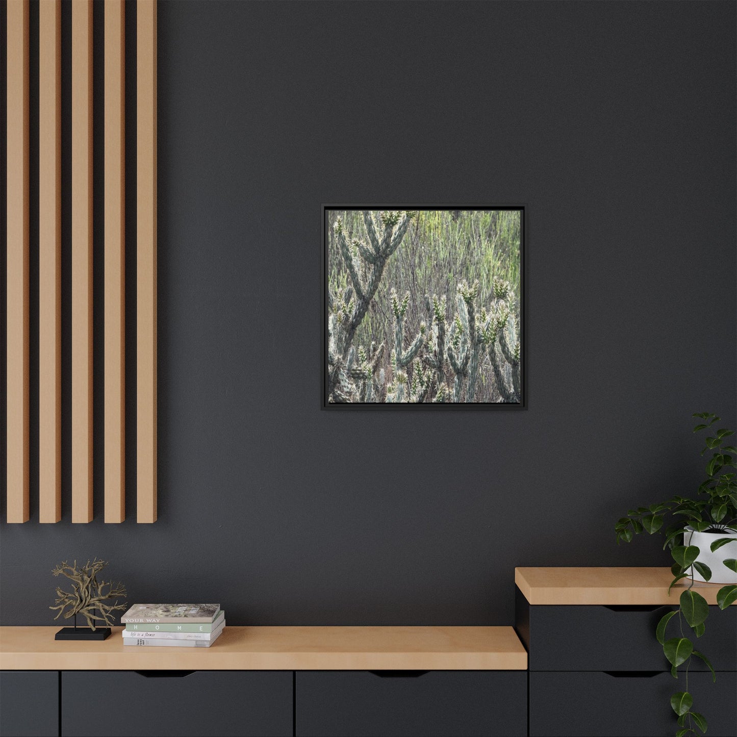 Prickly Paradise - Unique Stretched Canvas Wall Art - Art By Earth