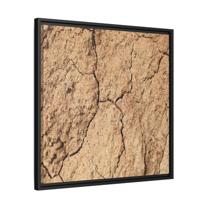 Parched Land - Unique Stretched Canvas Wall Art - Art By Earth