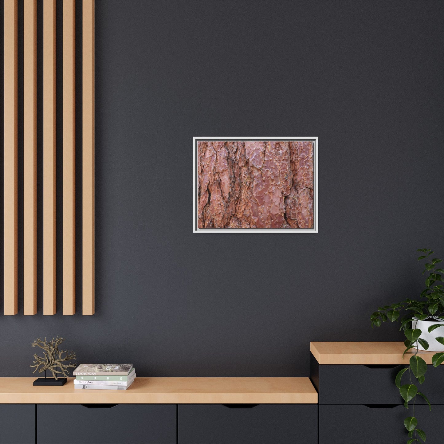 Russet Ridges - Unique Stretched Canvas Wall Art - Art By Earth