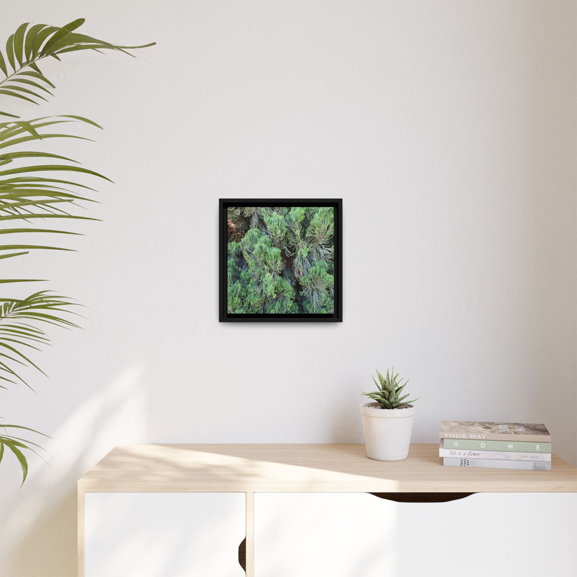 Verdant Whispers - Unique Stretched Canvas Wall Art - Art By Earth