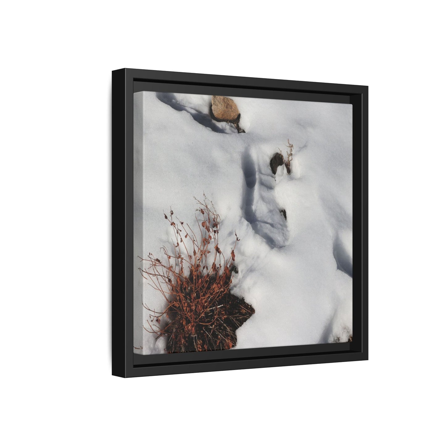 Frostbound Whispers - Unique Stretched Canvas Wall Art