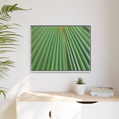 Verdant Veins - Unique Stretched Canvas Wall Art - Art By Earth