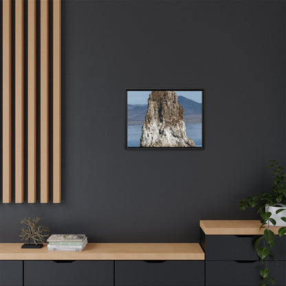 Tufa Tower Reflection - Unique Stretched Canvas Wall Art