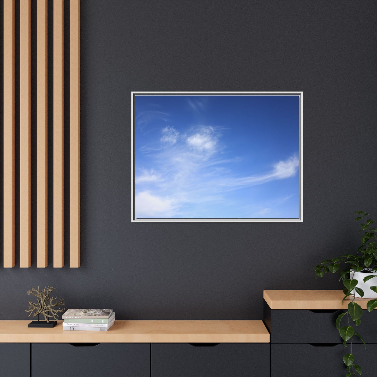 Blue Serenity - Unique Stretched Canvas Wall Art - Art By Earth