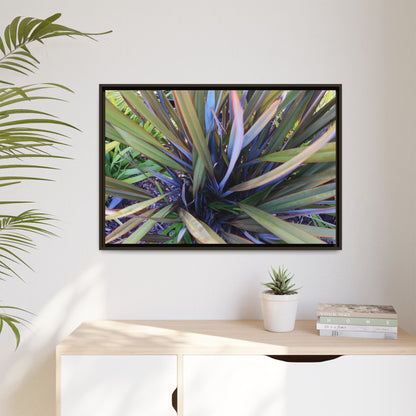 Radiant Leaves - Unique Stretched Canvas Wall Art - Art By Earth