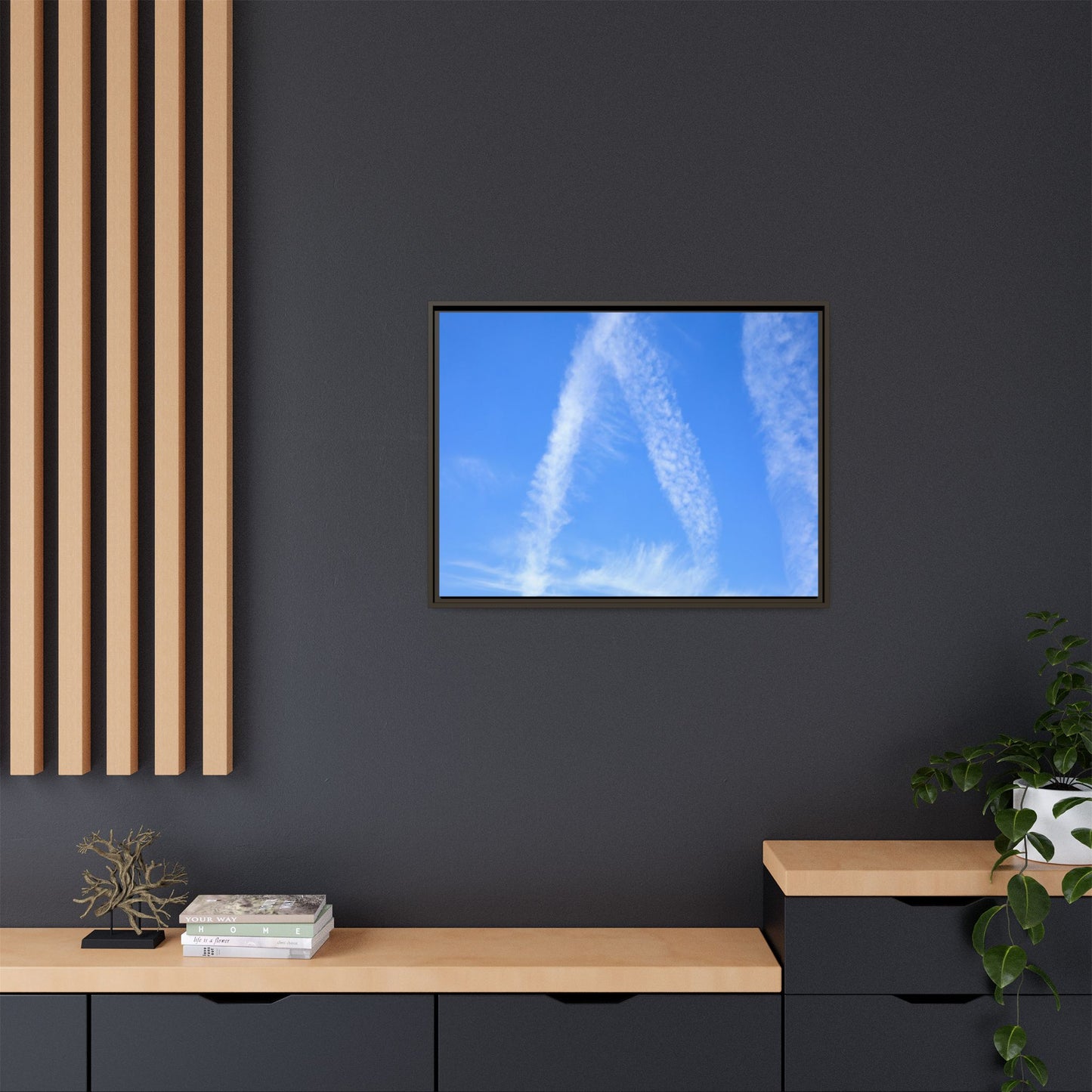 Skyward Whispers - Unique Stretched Canvas Wall Art - Art By Earth