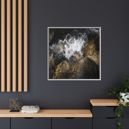 Cascading Momentum - Unique Stretched Canvas Wall Art - Art By Earth