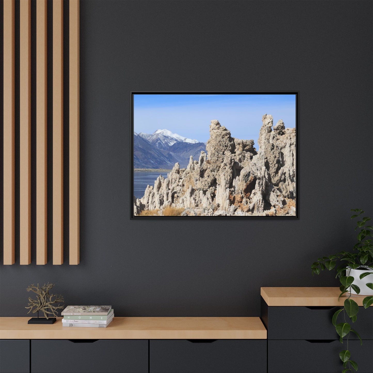 Mono Lake Tufa - Unique Stretched Canvas Wall Art