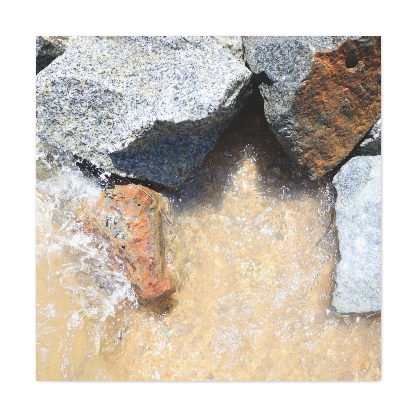 Rocky Embrace - Unique Frameless Canvas Wall Art - Art By Earth