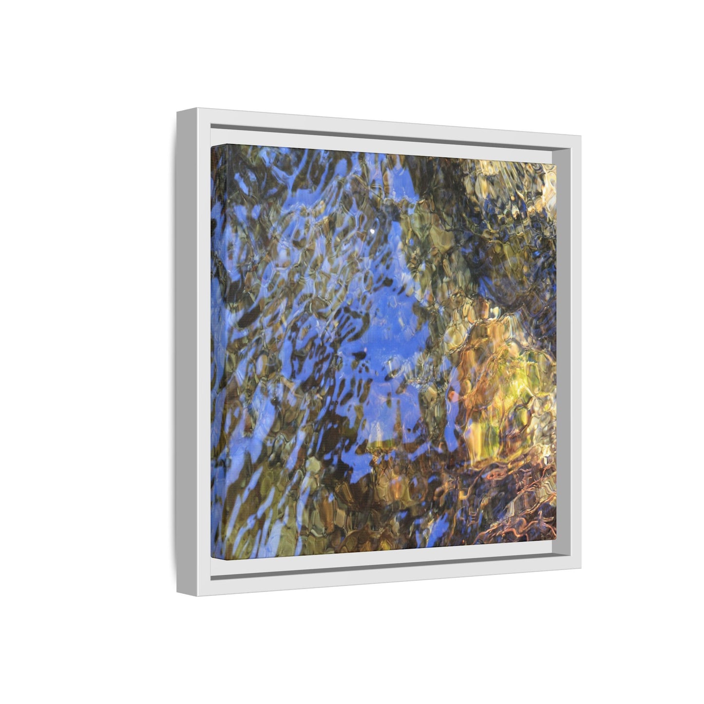 Watery Kaleidoscope - Unique Stretched Canvas Wall Art - Art By Earth