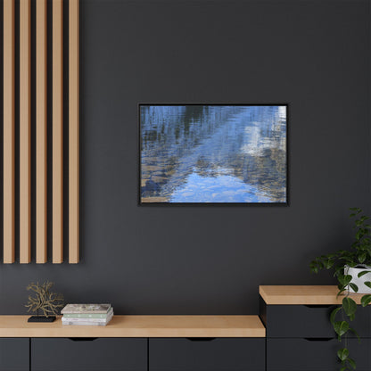 Reflected Stones - Unique Stretched Canvas Wall Art