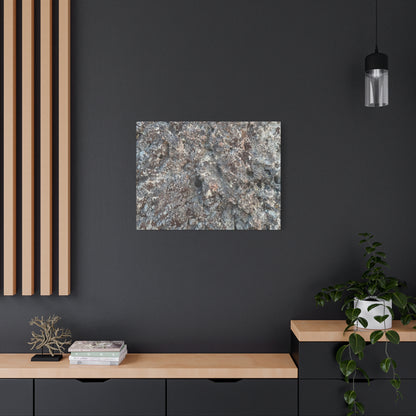 Rust and Granite - Unique Frameless Canvas Wall Art
