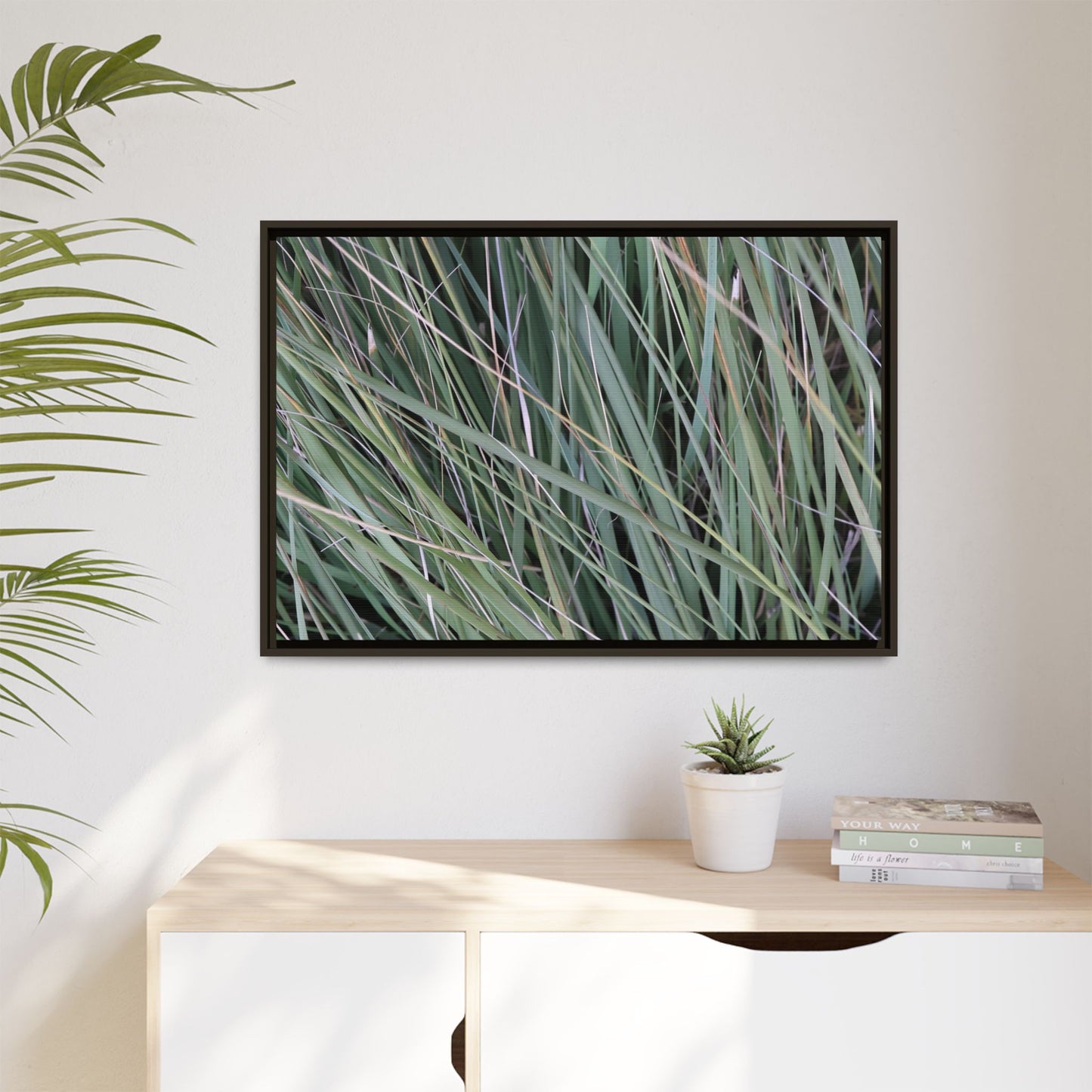 Grassland Symphony - Unique Stretched Canvas Wall Art - Art By Earth