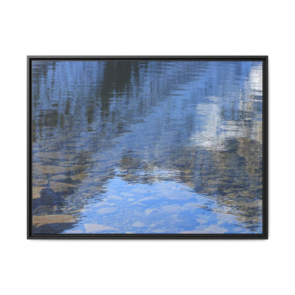 Reflected Stones - Unique Stretched Canvas Wall Art