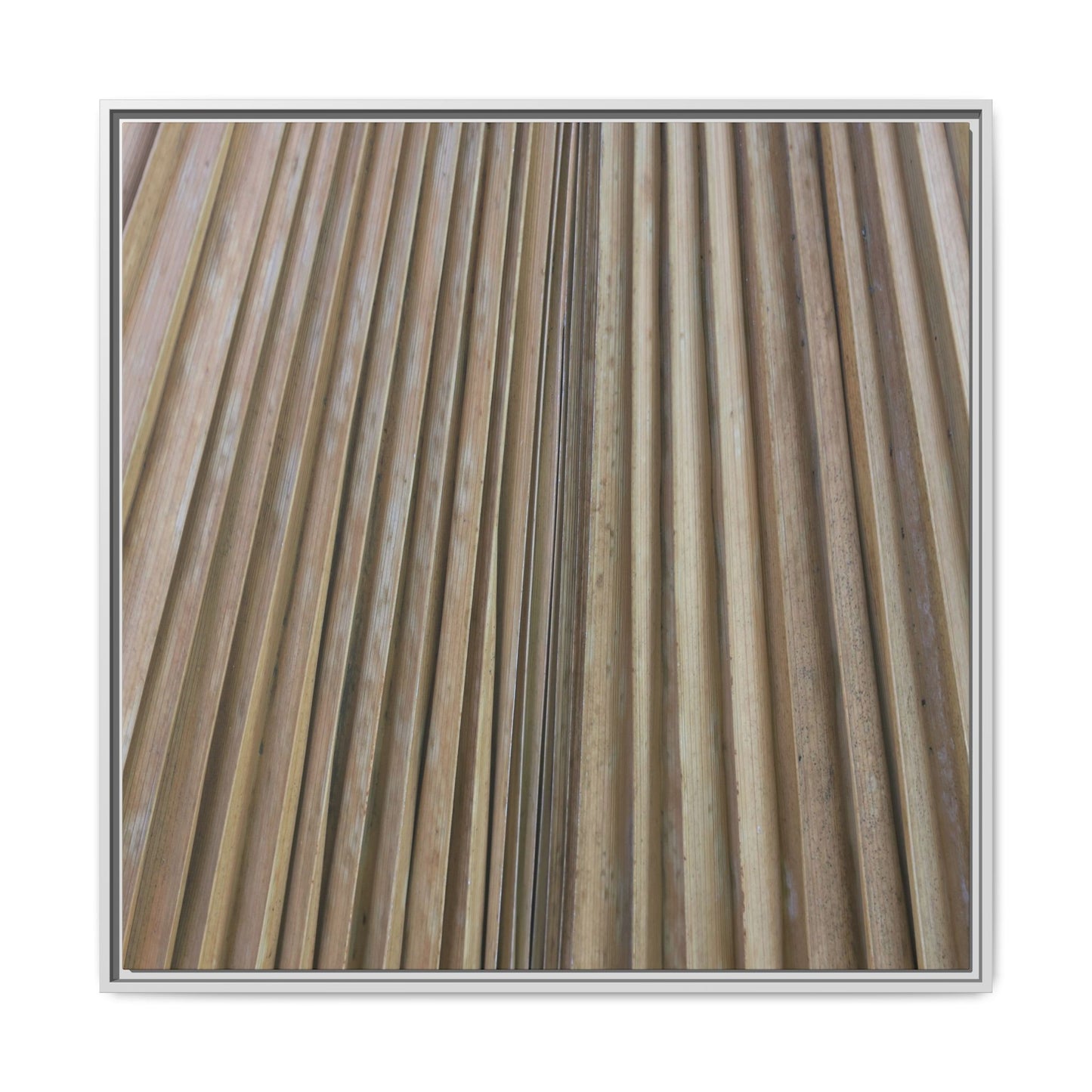 Wooden Whispers - Unique Stretched Canvas Wall Art - Art By Earth